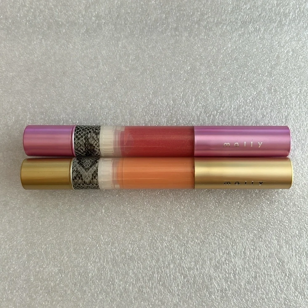 Mally Beauty Lipsticks High Shine Liquid Lipstick -  LOT OF 2  Brand New